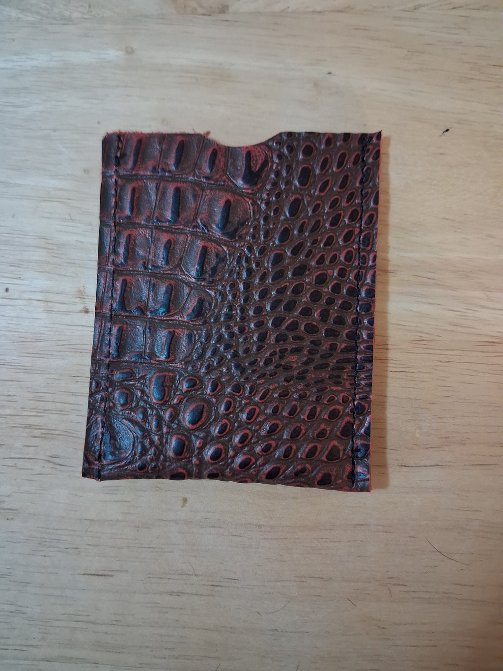 Pink and Black Cardholder