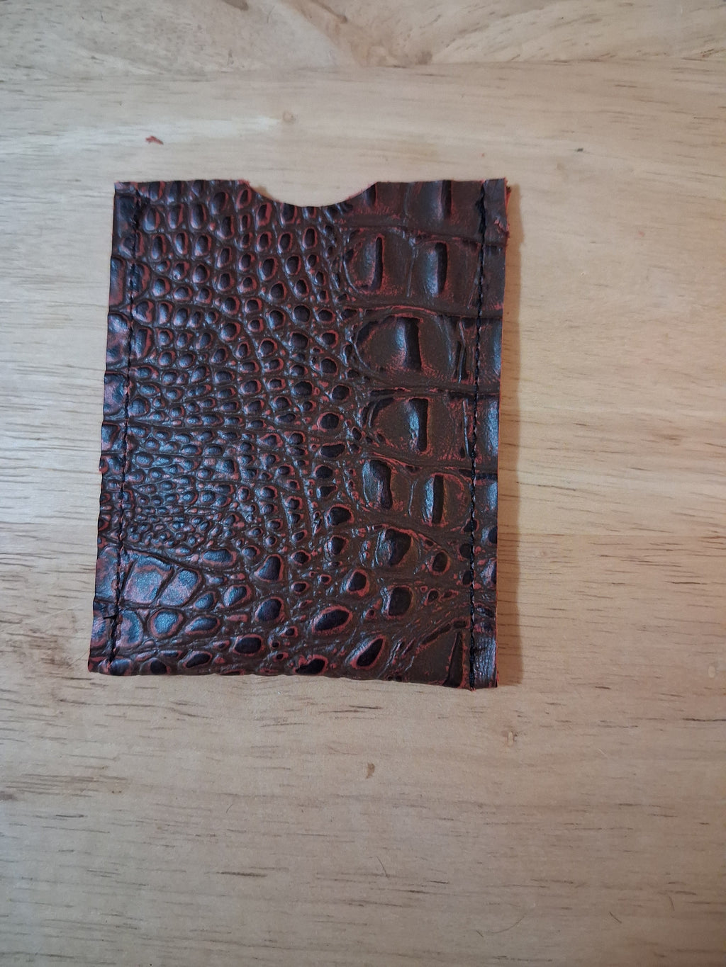Pink and Black Cardholder