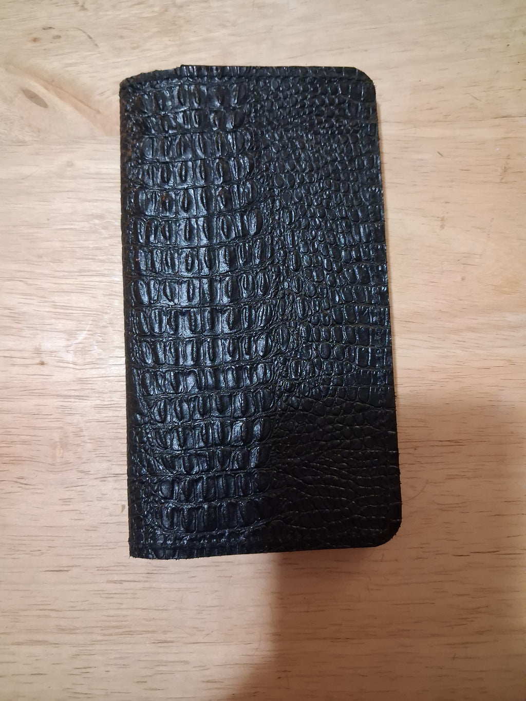 Men's Wallet - Black Alligator Print