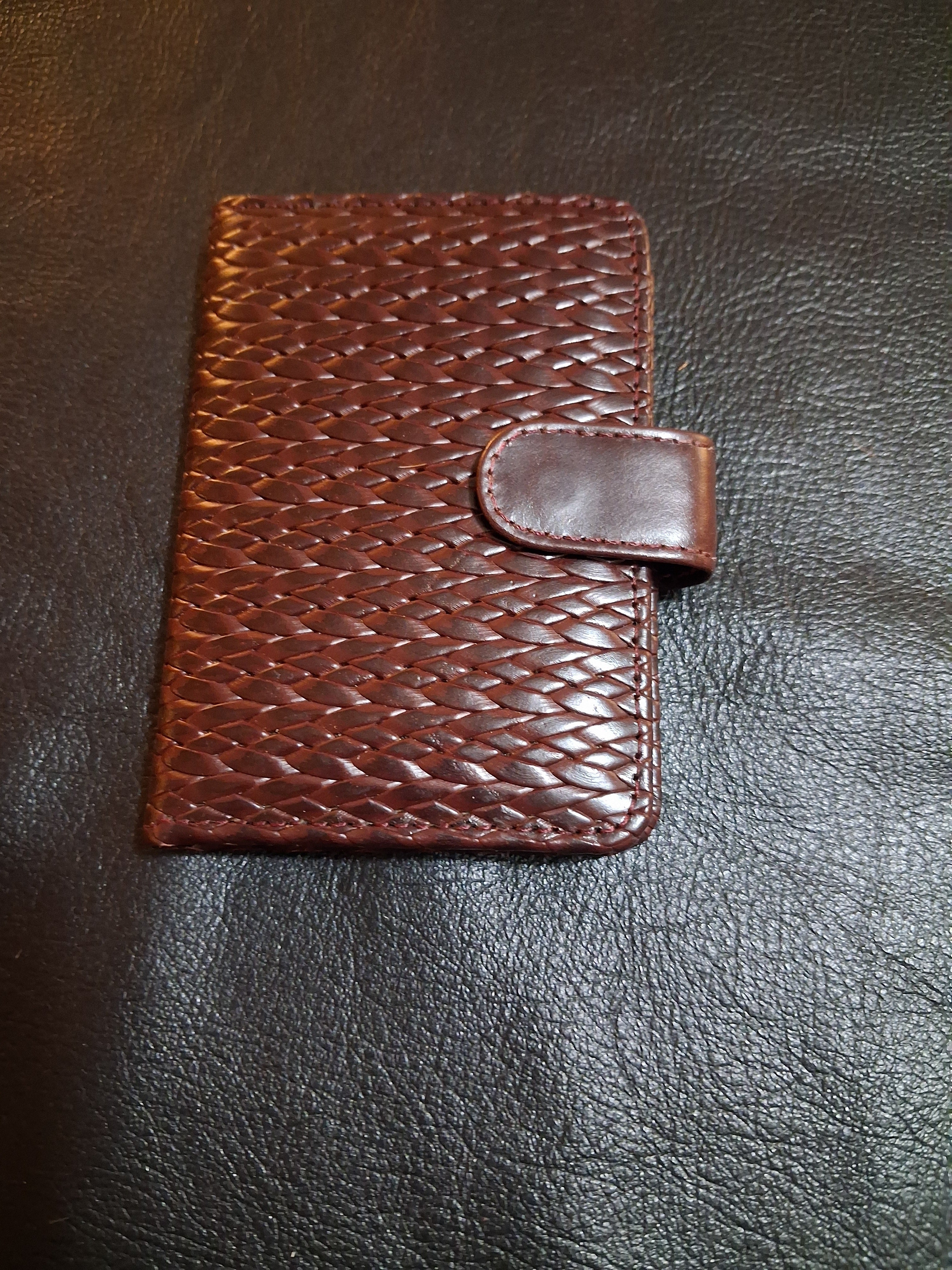 Women's Wallet - Dark Brown Weave