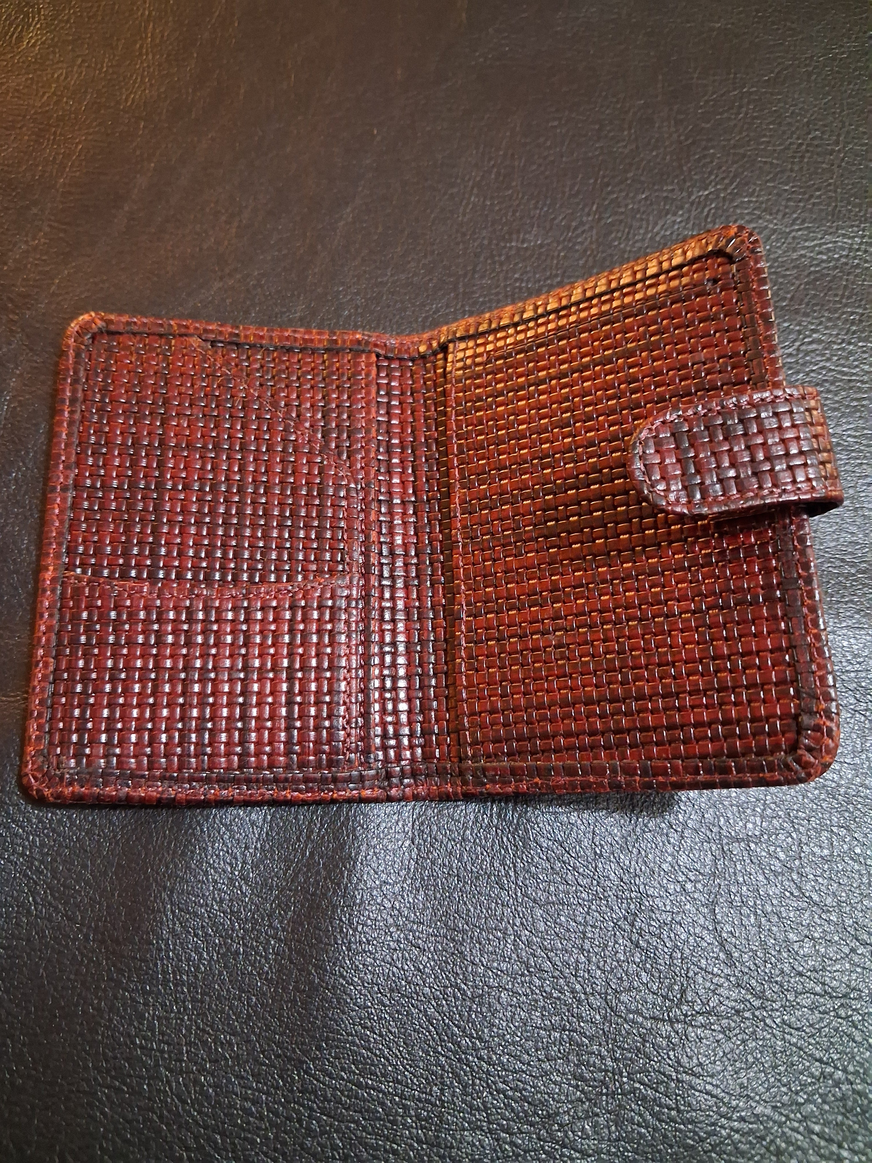 Women's Wallet - Red and Black Strip