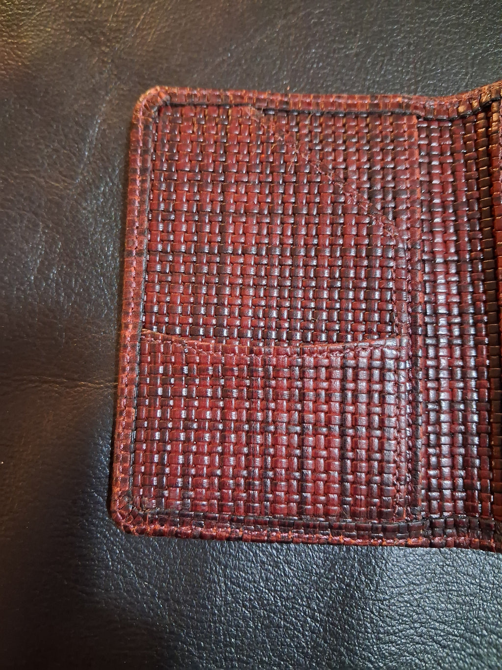 Women's Wallet - Red and Black Strip