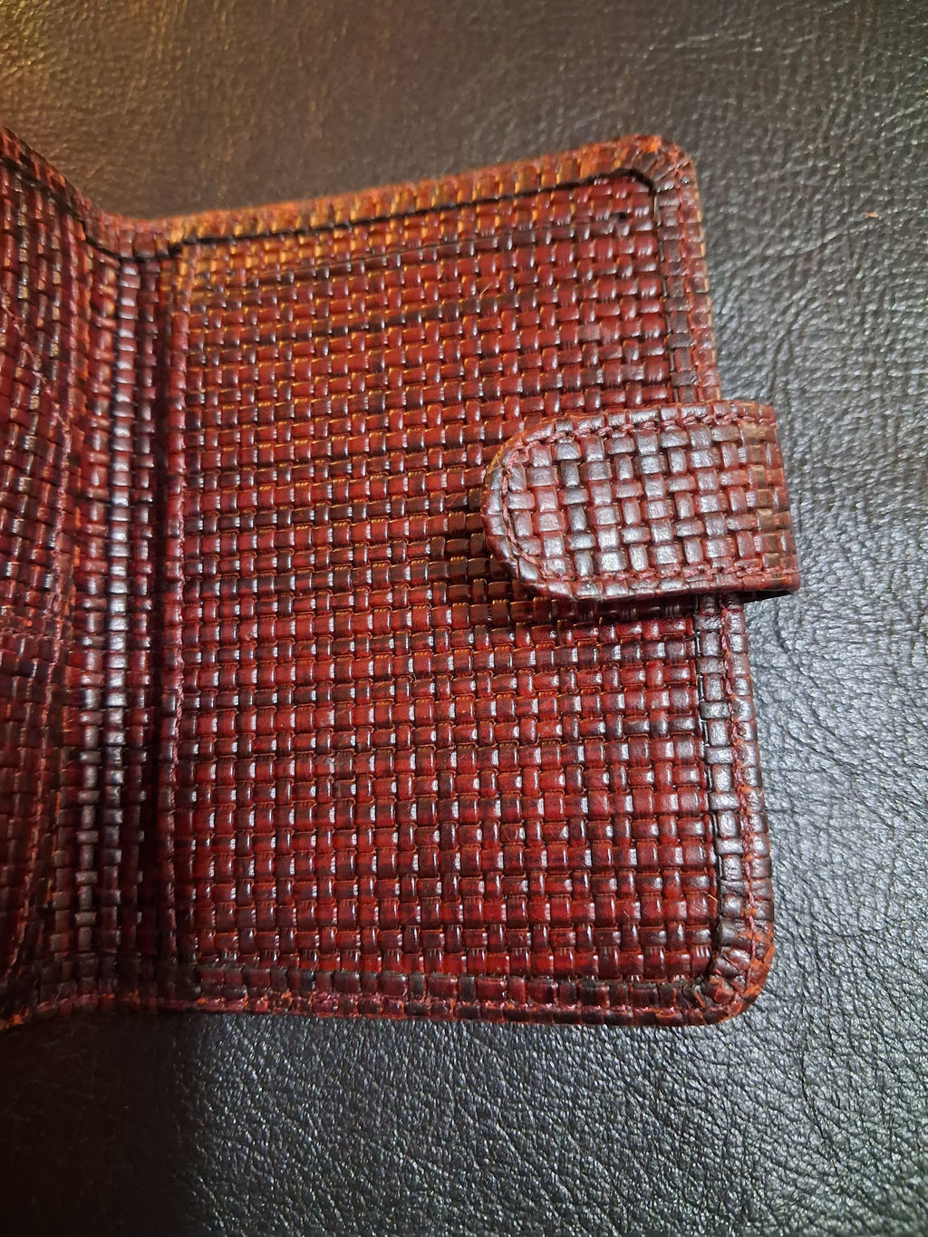 Women's Wallet - Red and Black Strip