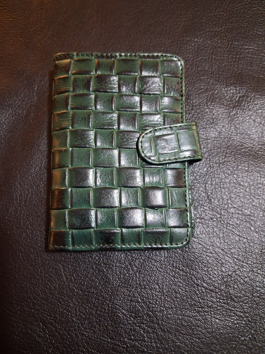 Women's Wallet - Green Weave