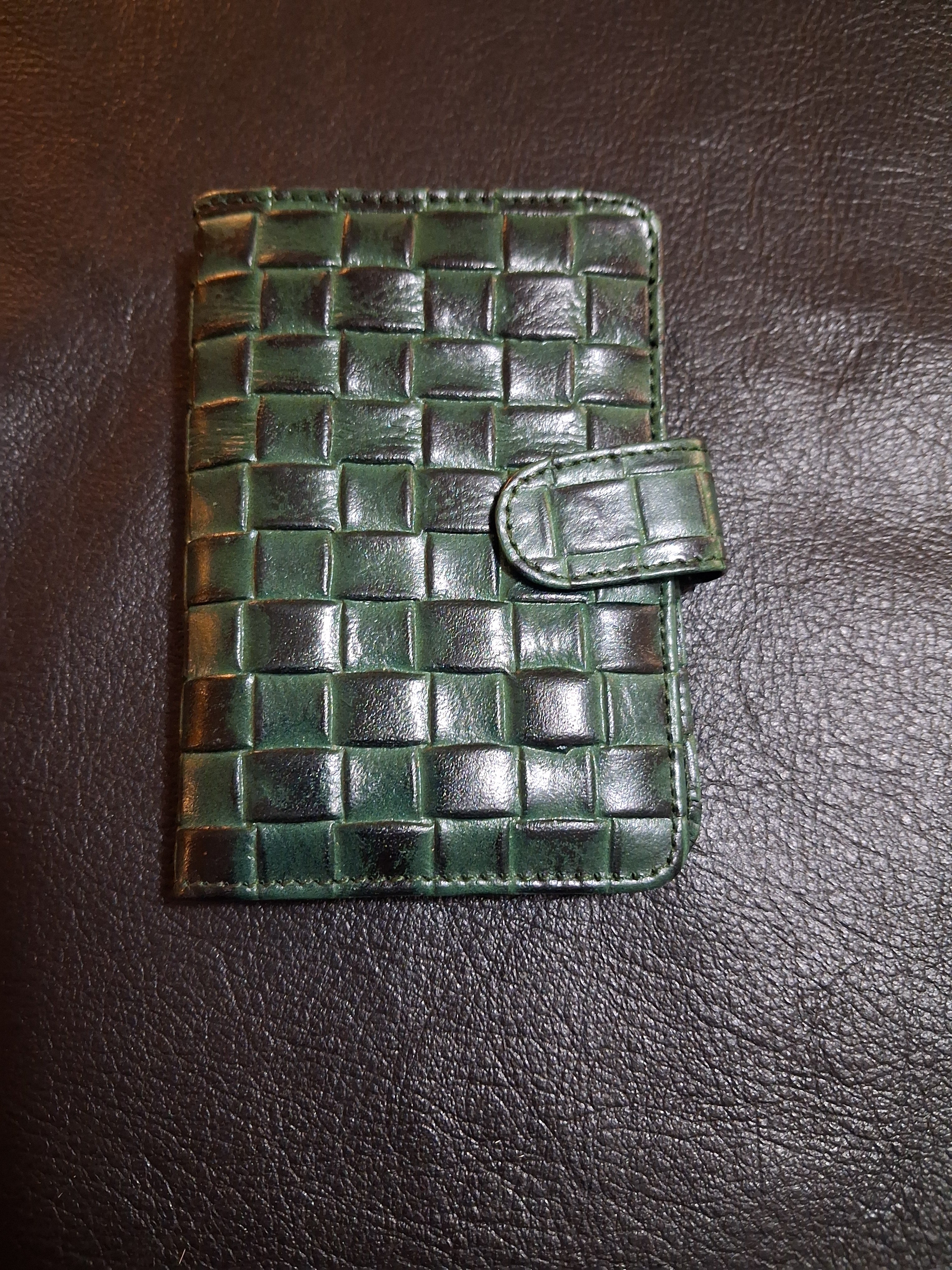 Women's Wallet - Green Weave