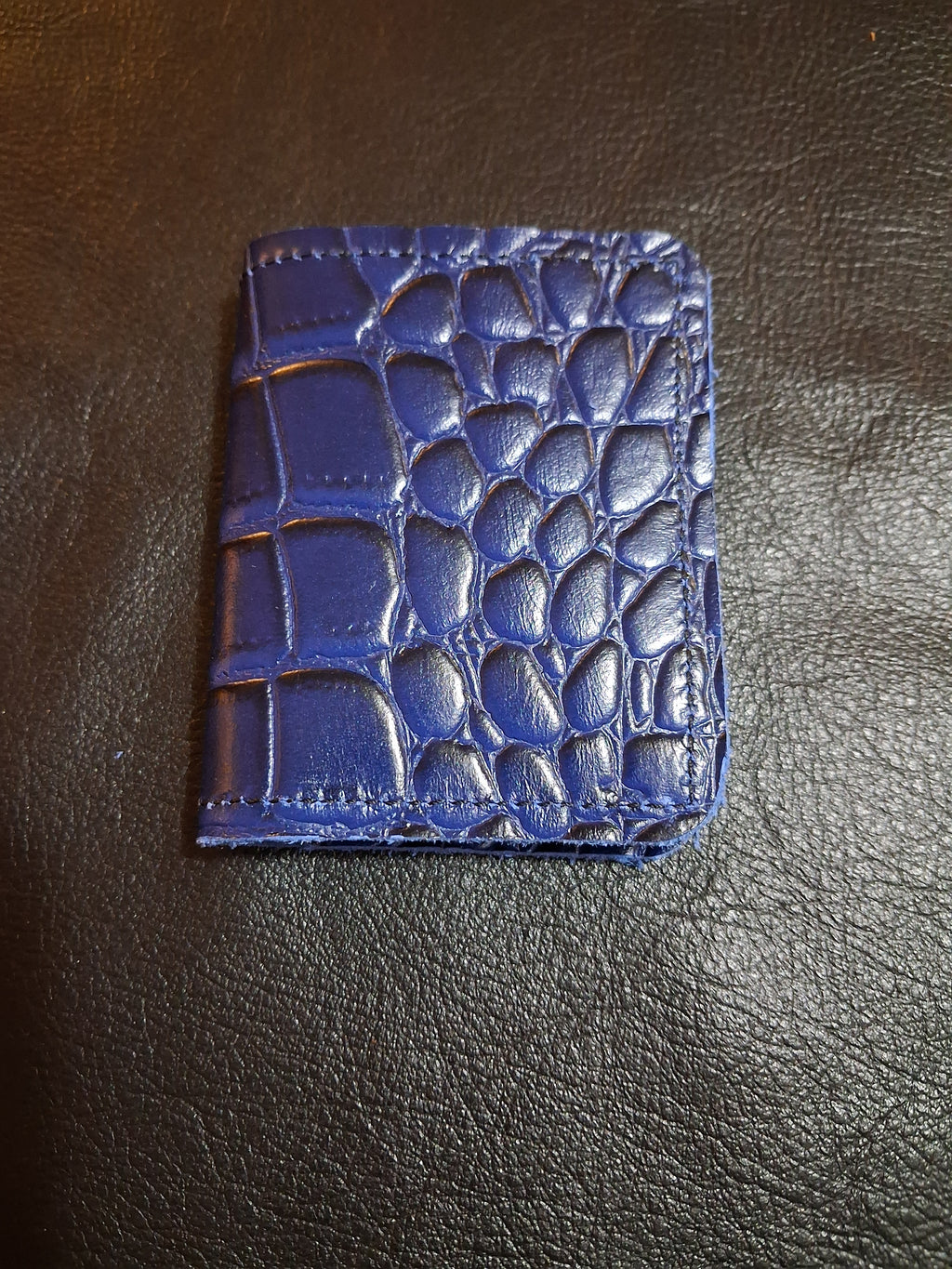 Blue Single-fold Wallet