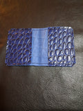 Blue Single-fold Wallet