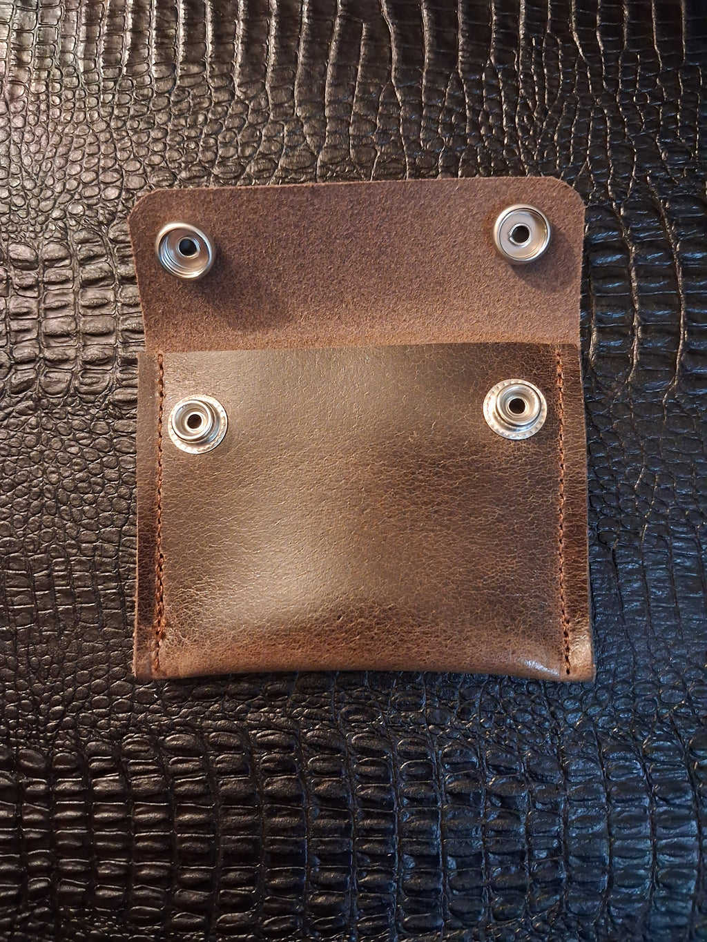 Dark Brown Coin Pouch