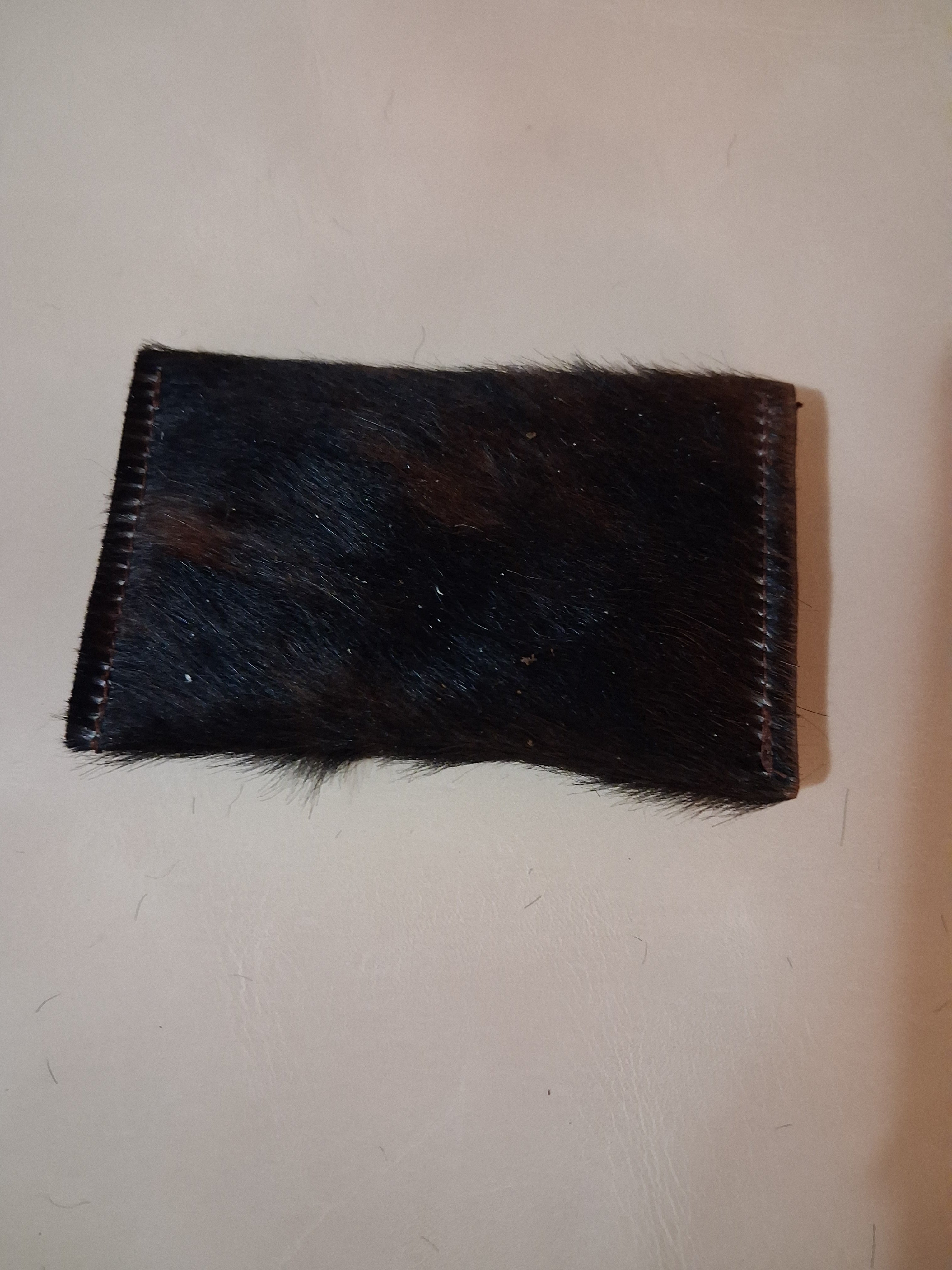 Extra Large Coin Purse - Brindle Print