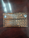 Orange & Black Extra Large Coin Purse