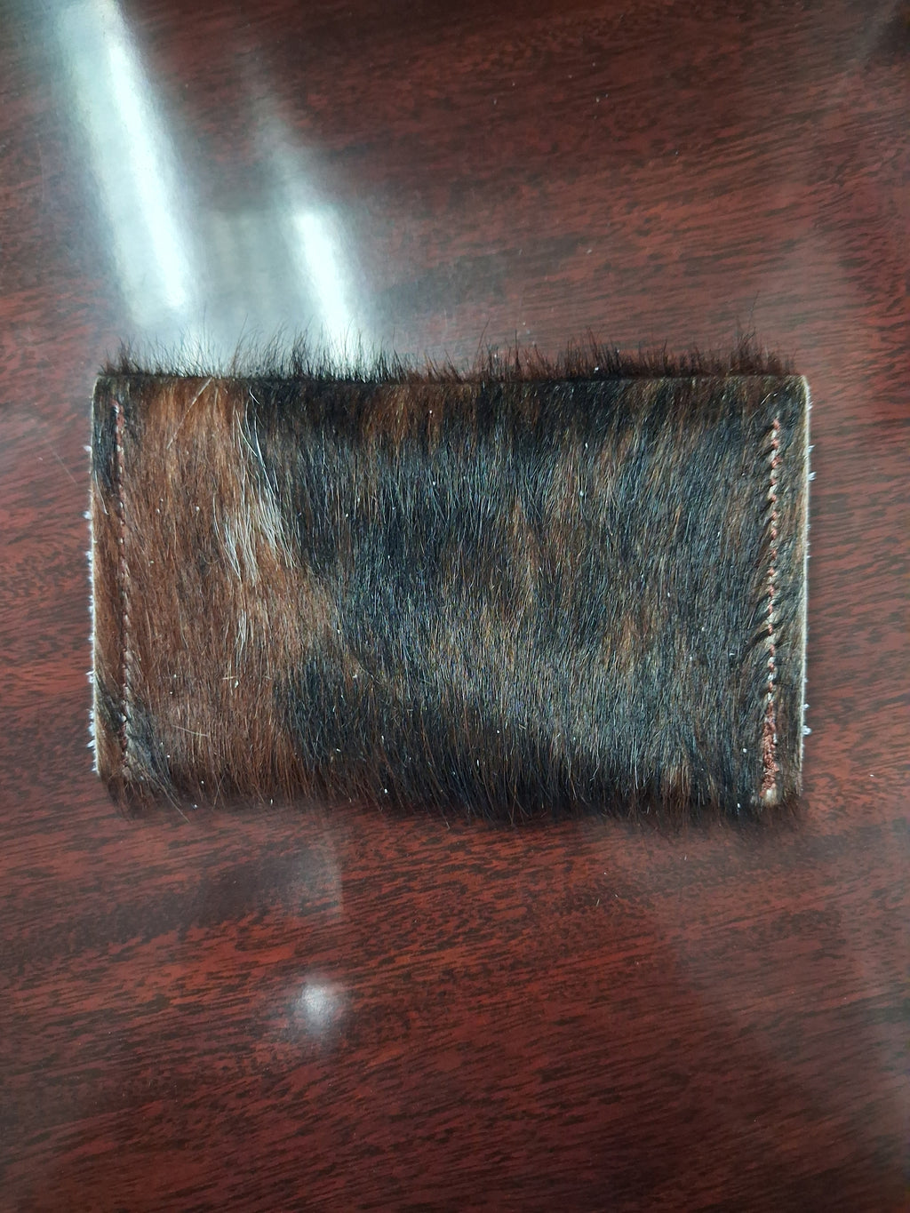 Extra Large Coin Purse - Brindle Print