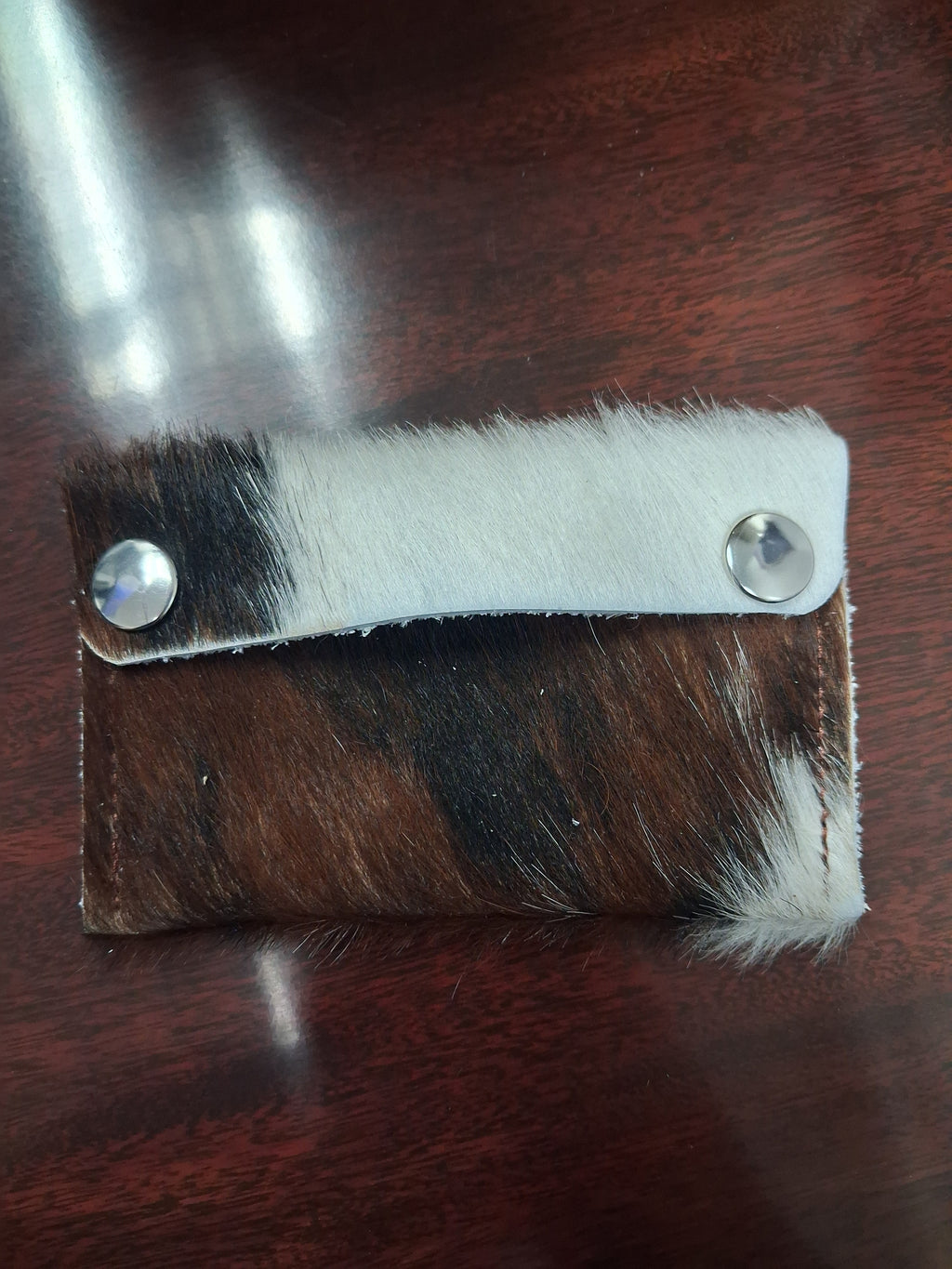 Extra Large Coin Purse - Brindle Print