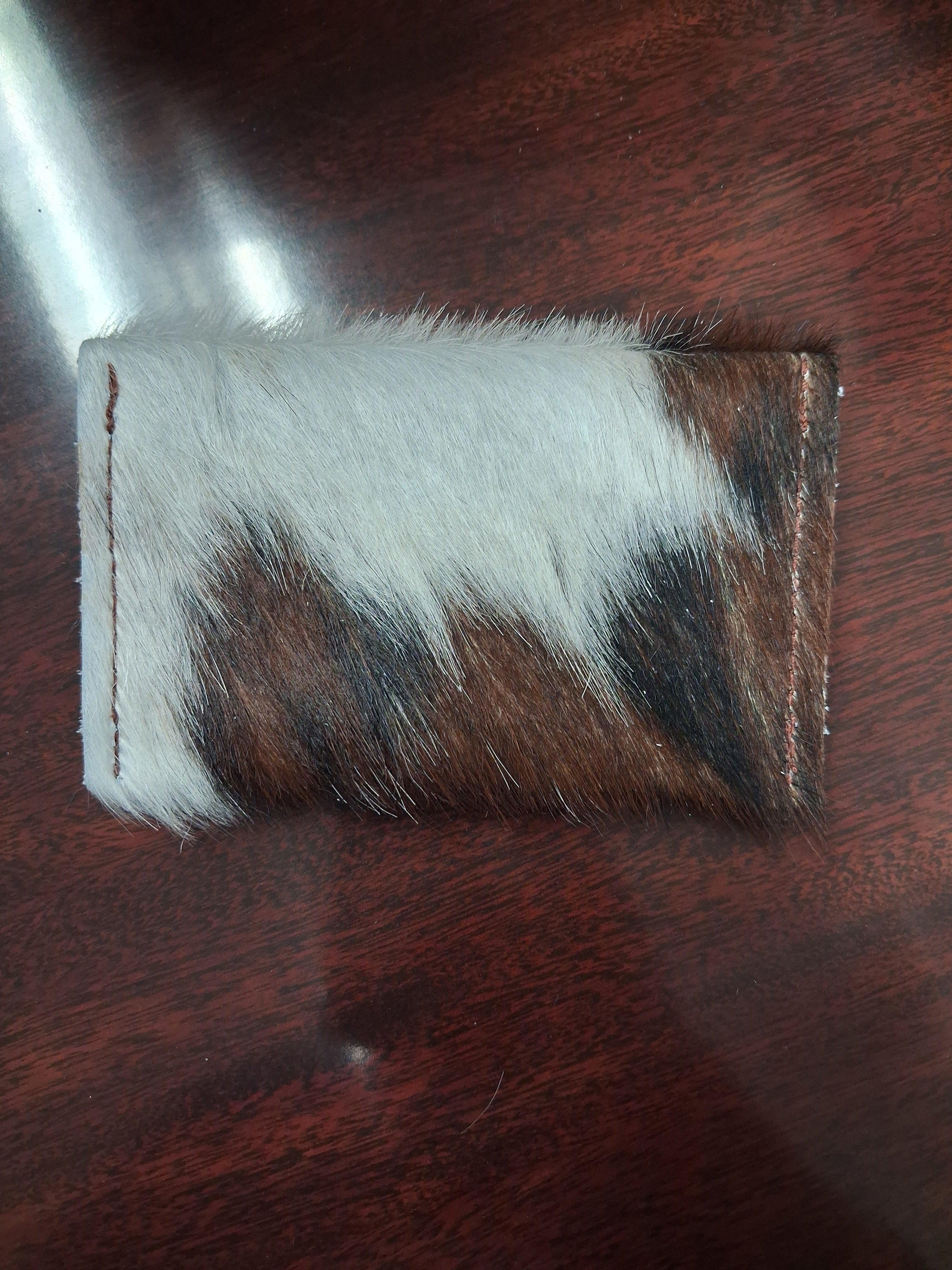 Extra Large Coin Purse - Brindle Print