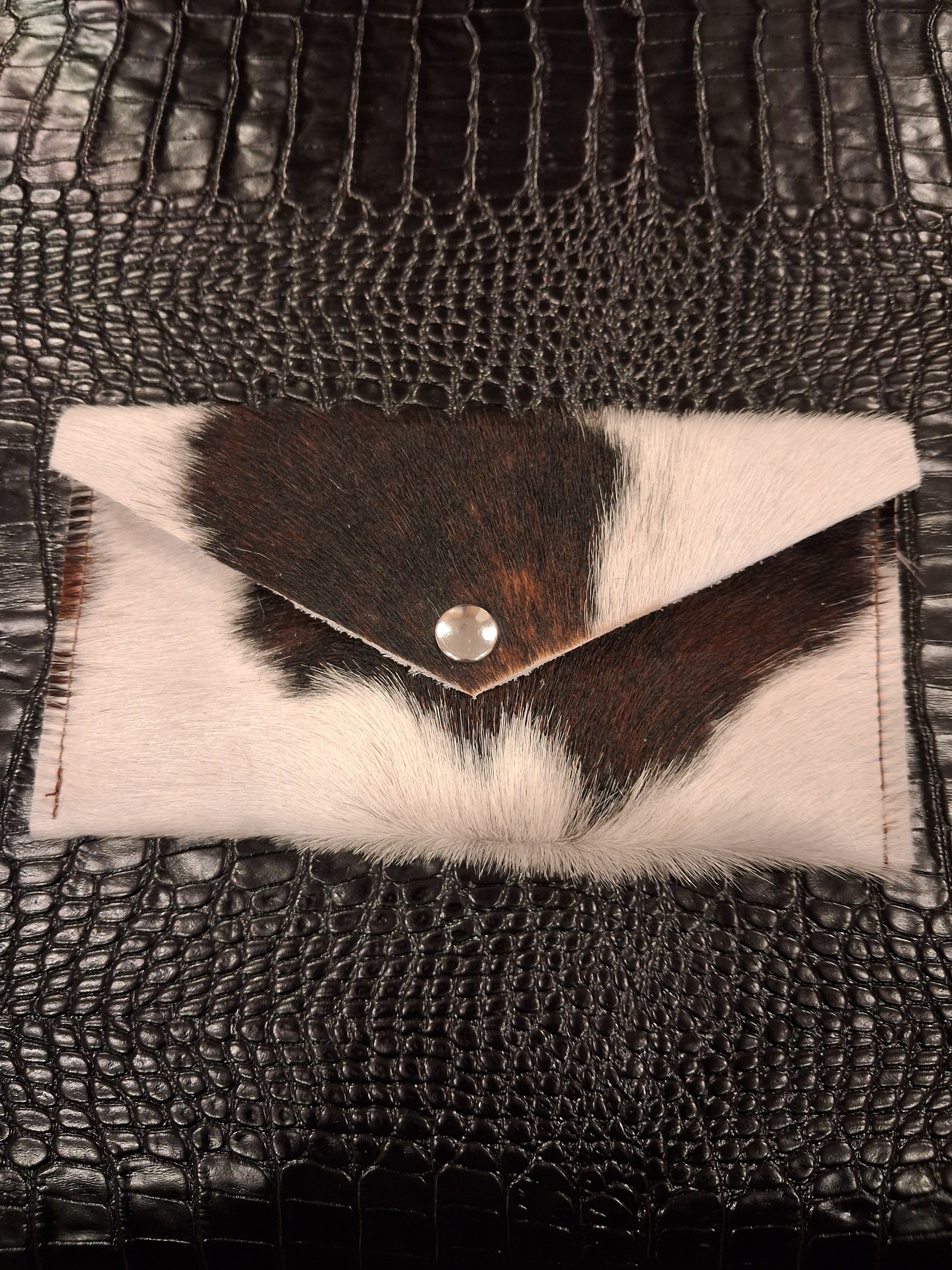 Brindle Colored w/White Envelope Wallet