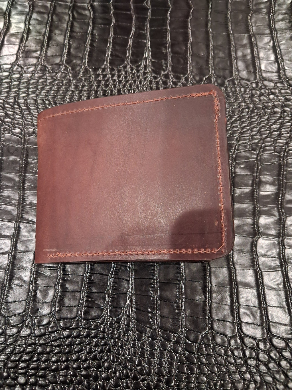 Chocolate Brown Men's Bi-fold Wallet