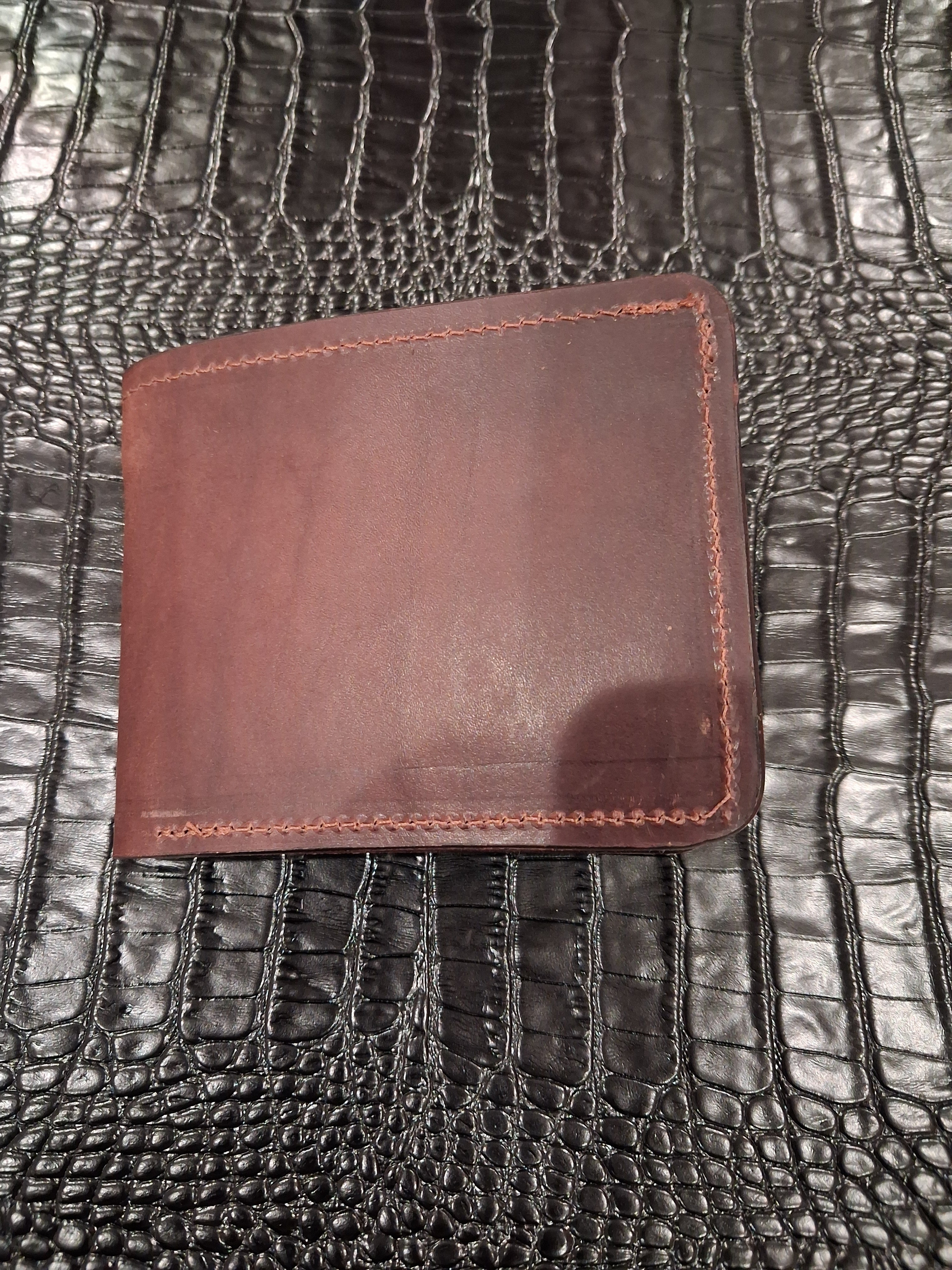 Chocolate Brown Men's Bi-fold Wallet