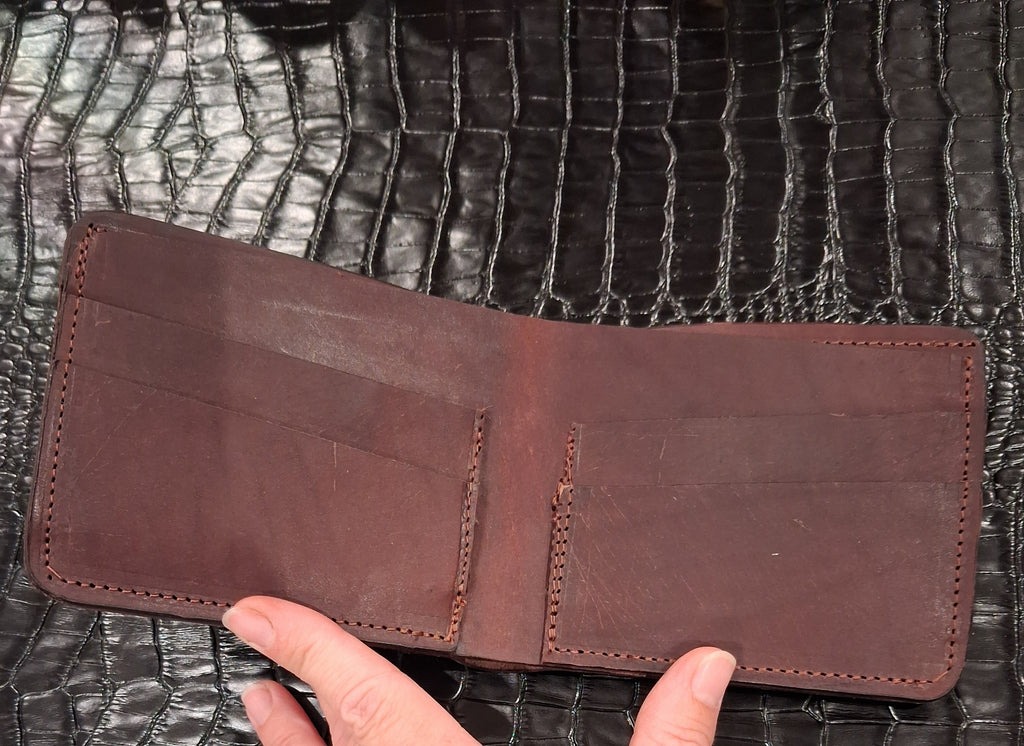 Chocolate Brown Men's Bi-fold Wallet
