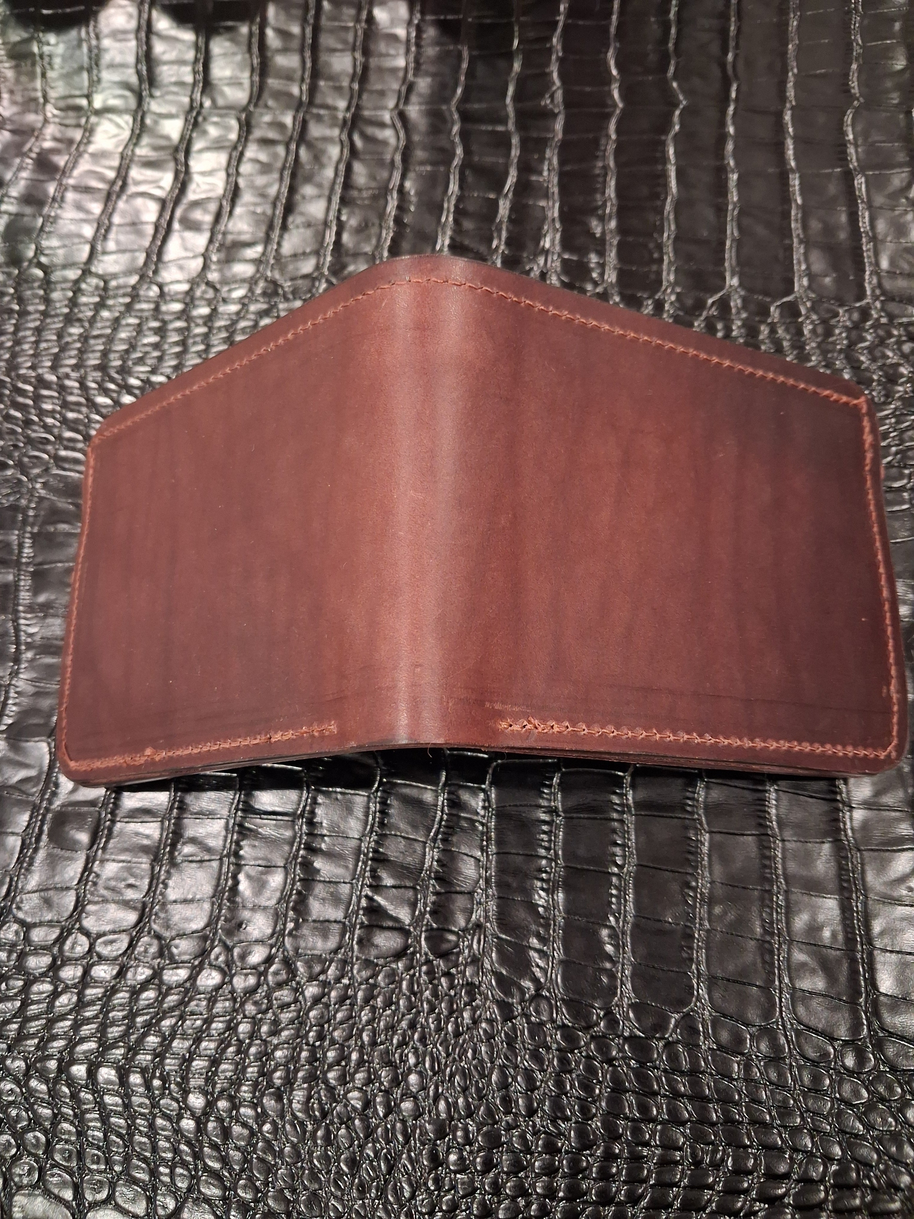 Chocolate Brown Men's Bi-fold Wallet
