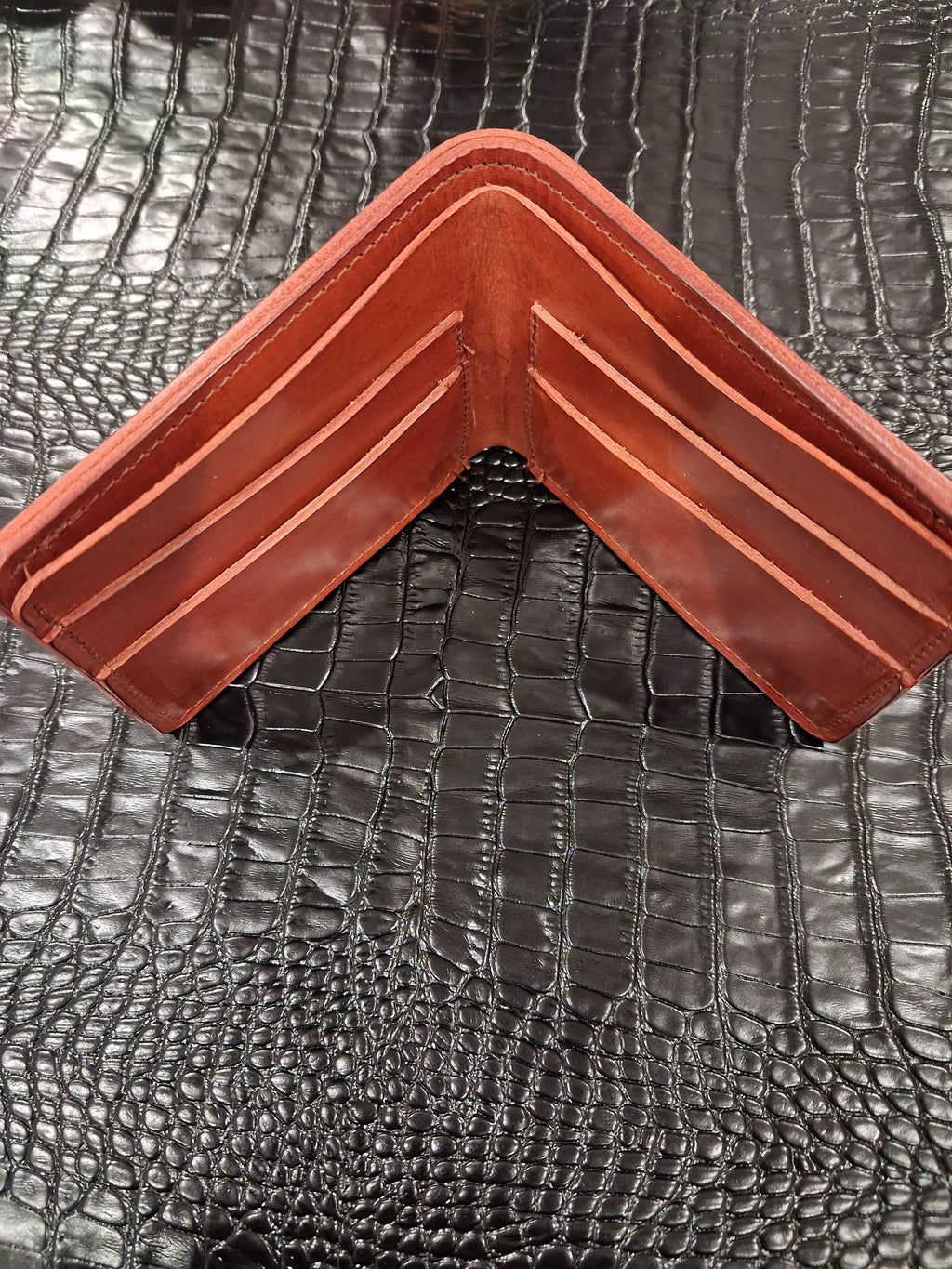 Light Brown Men's Bi-fold Wallet