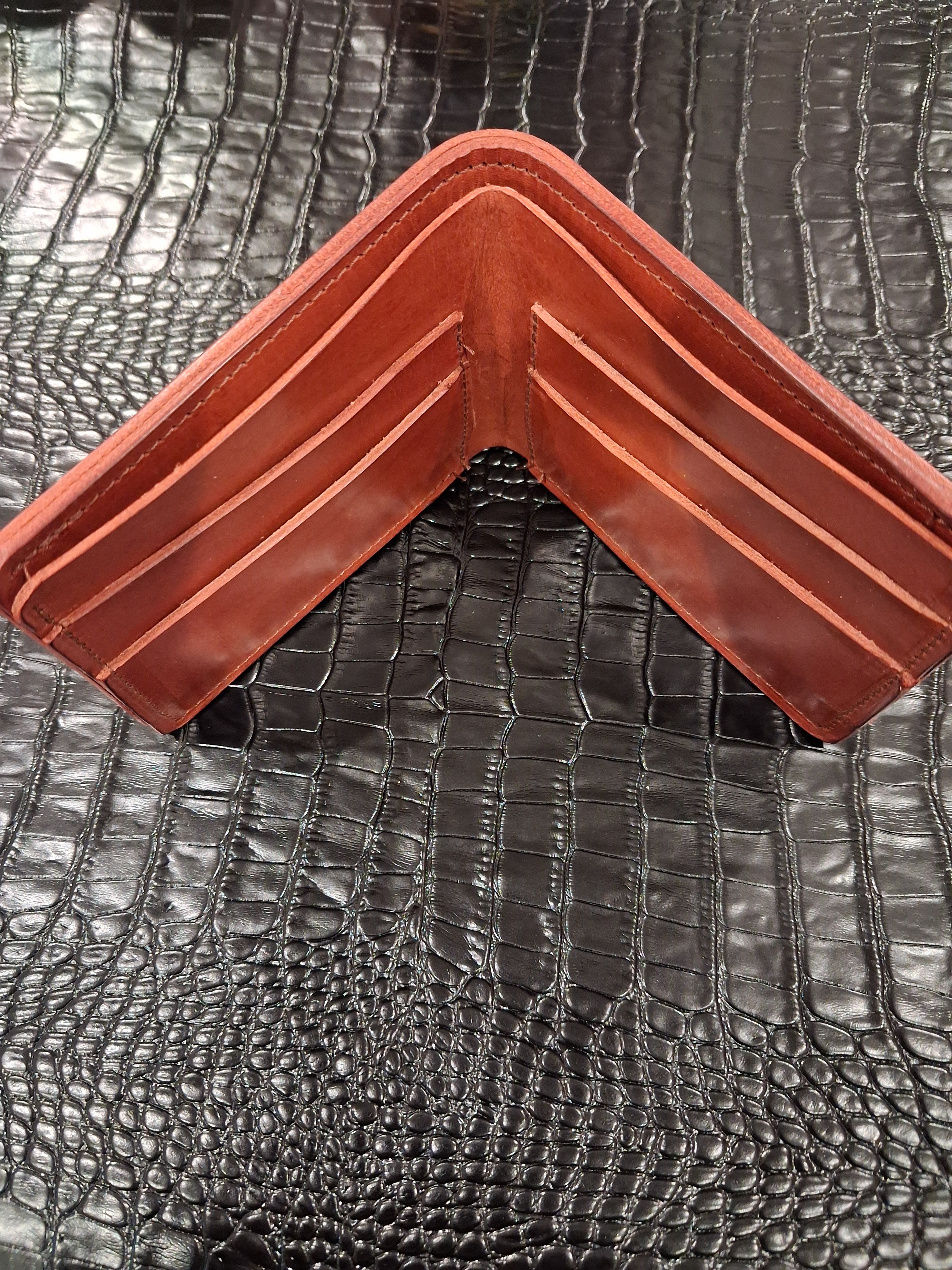 Light Brown Men's Bi-fold Wallet