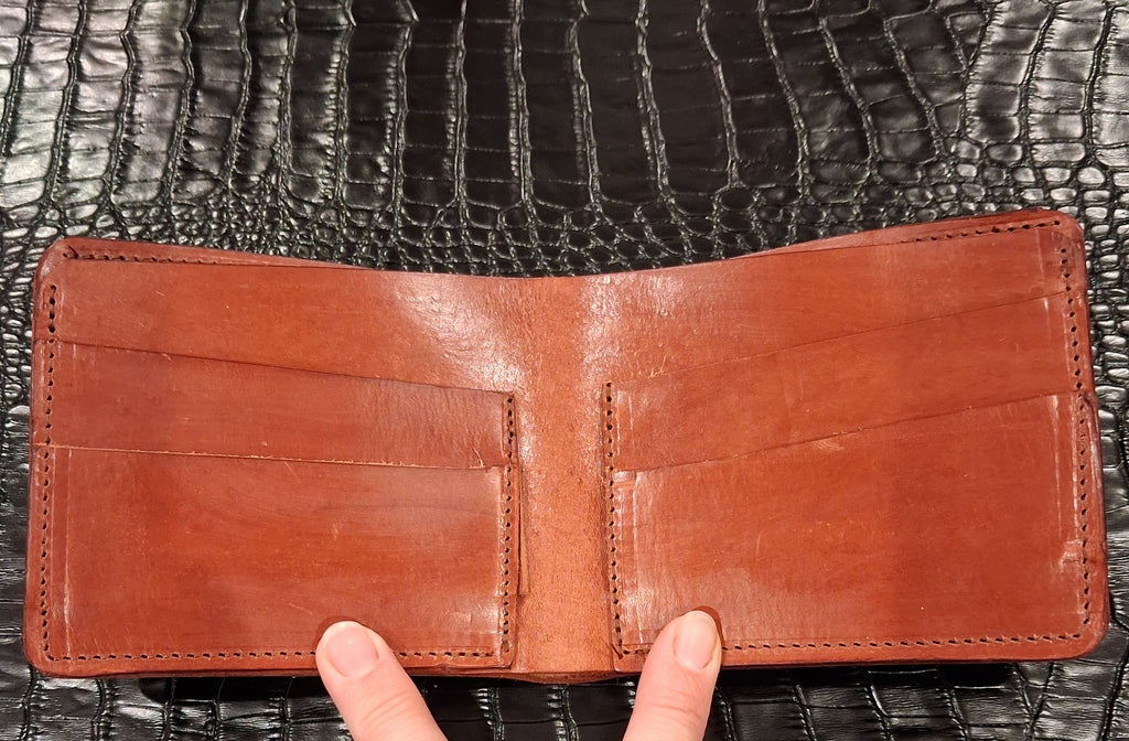 Light Brown Men's Bi-fold Wallet