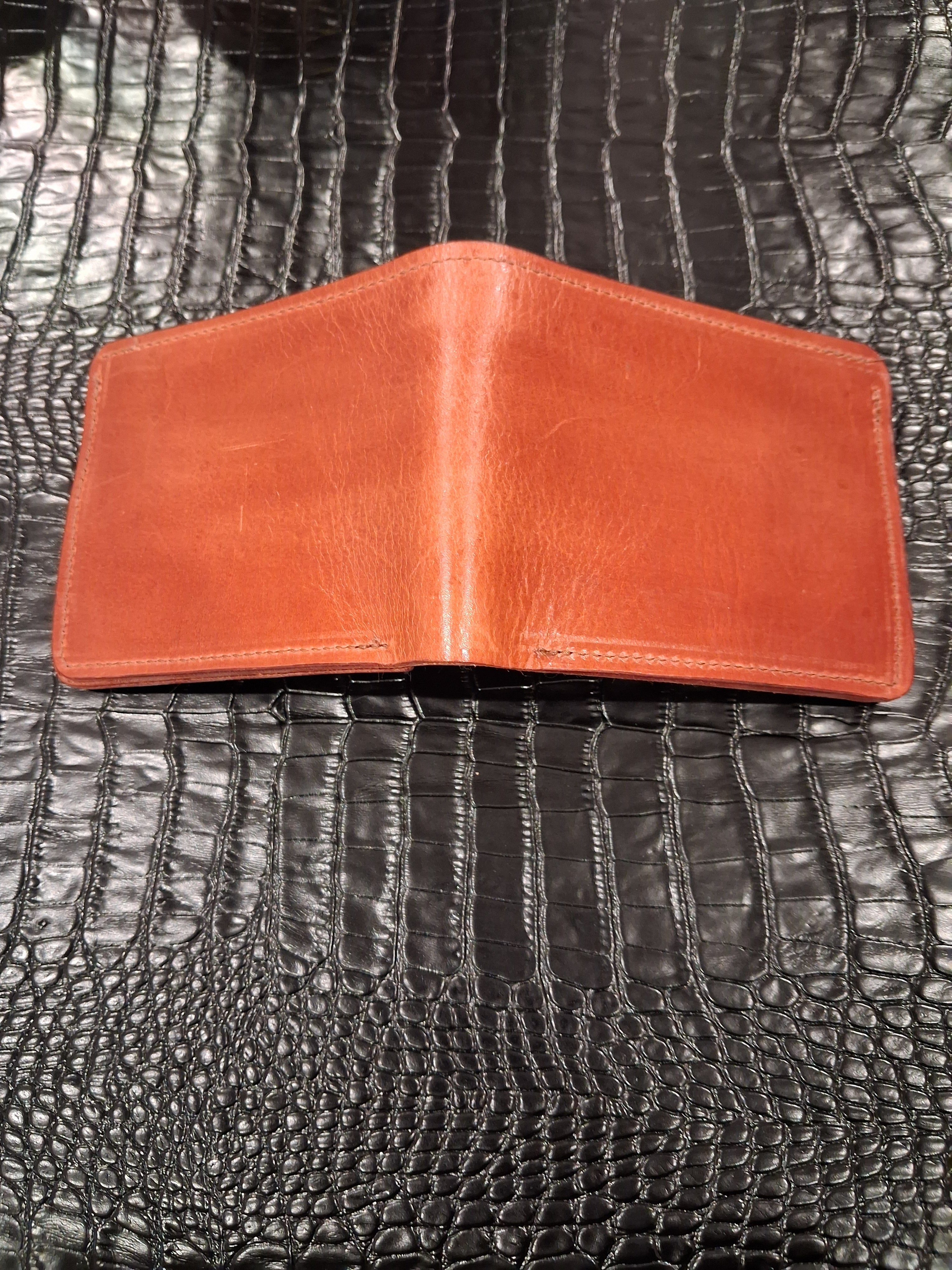 Light Brown Men's Bi-fold Wallet