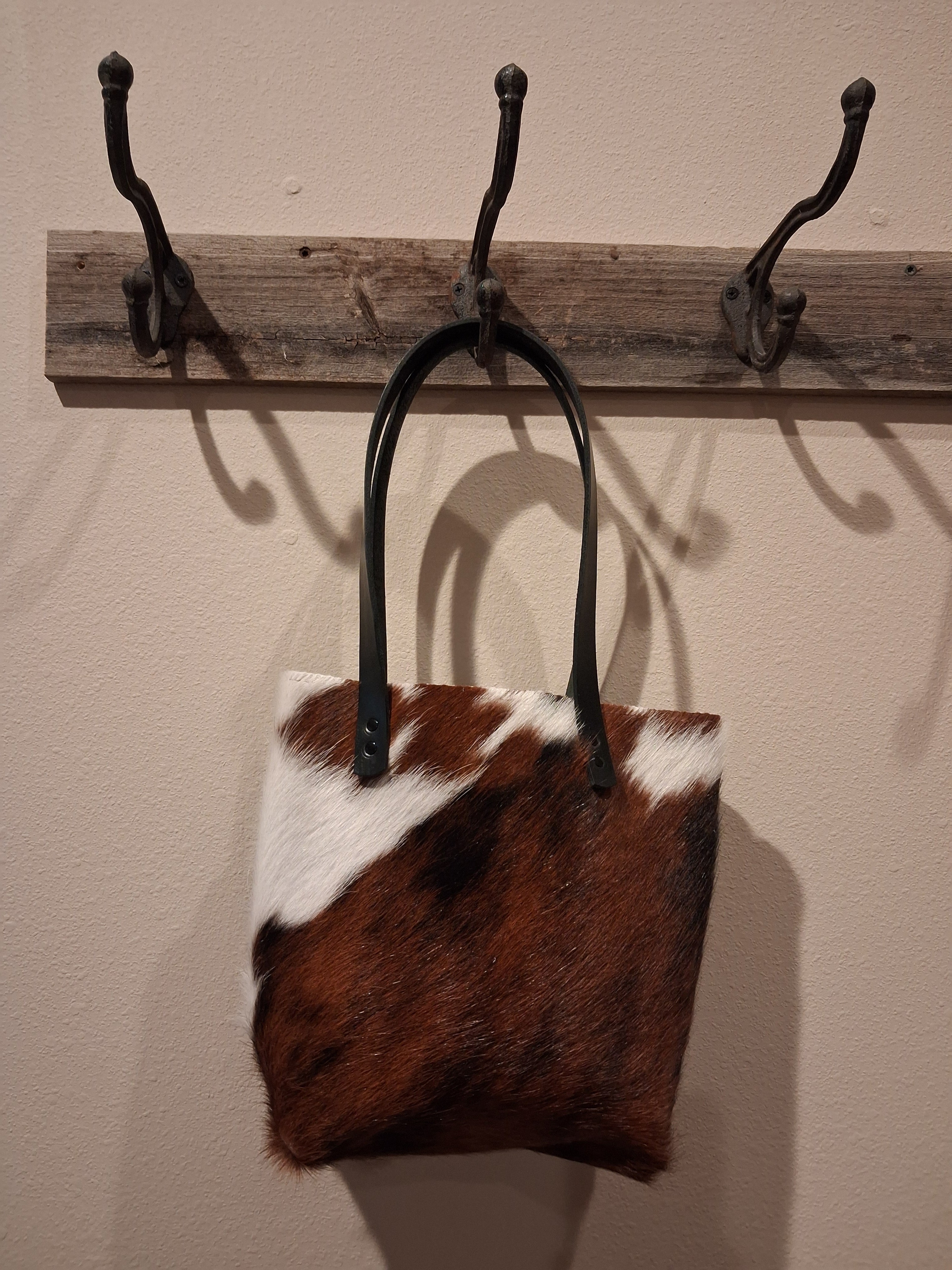 Brindle with White Purse