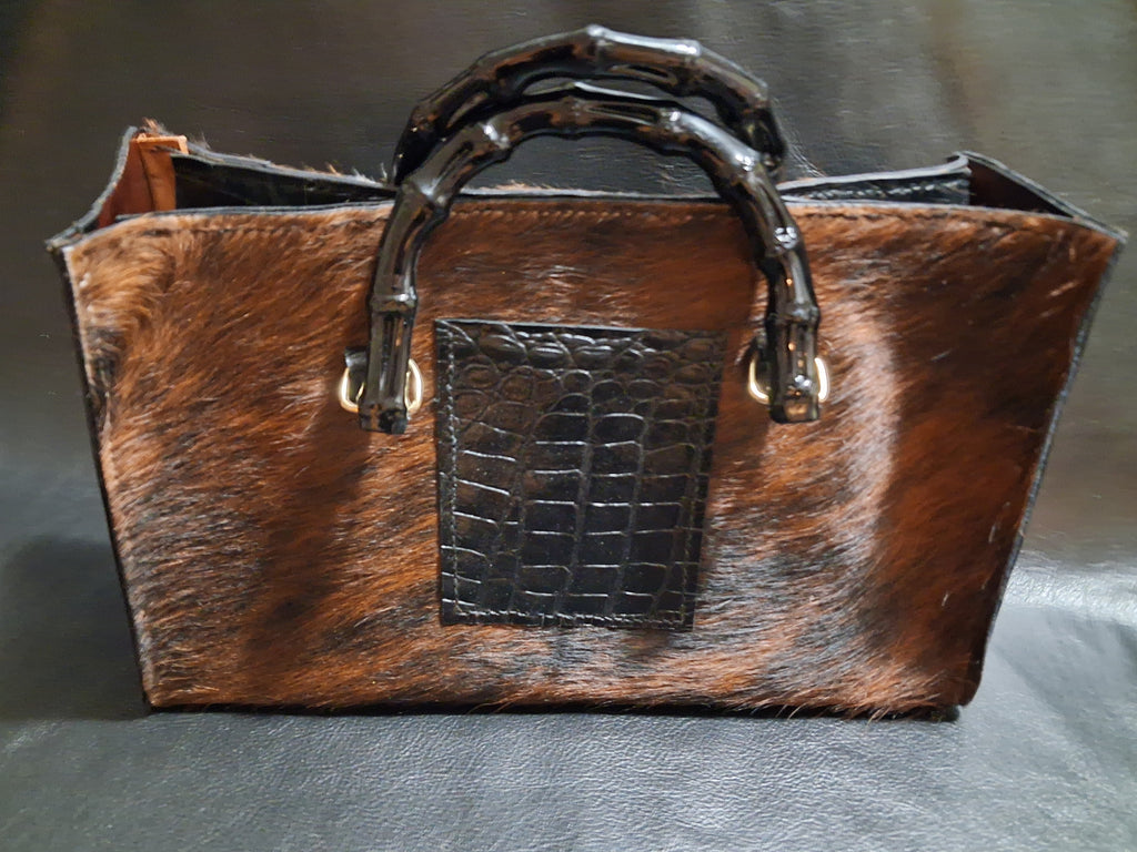 Brindle Colored Purse w/Pocket